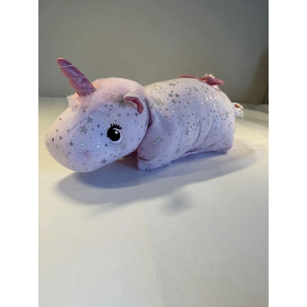 Pillow Pets 2024 PINK SPARKLY UNICORN‎ 11.5